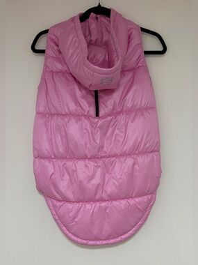 Aritzia Ruff Puff Pink Dog Puffer Jacket Size XL NWT